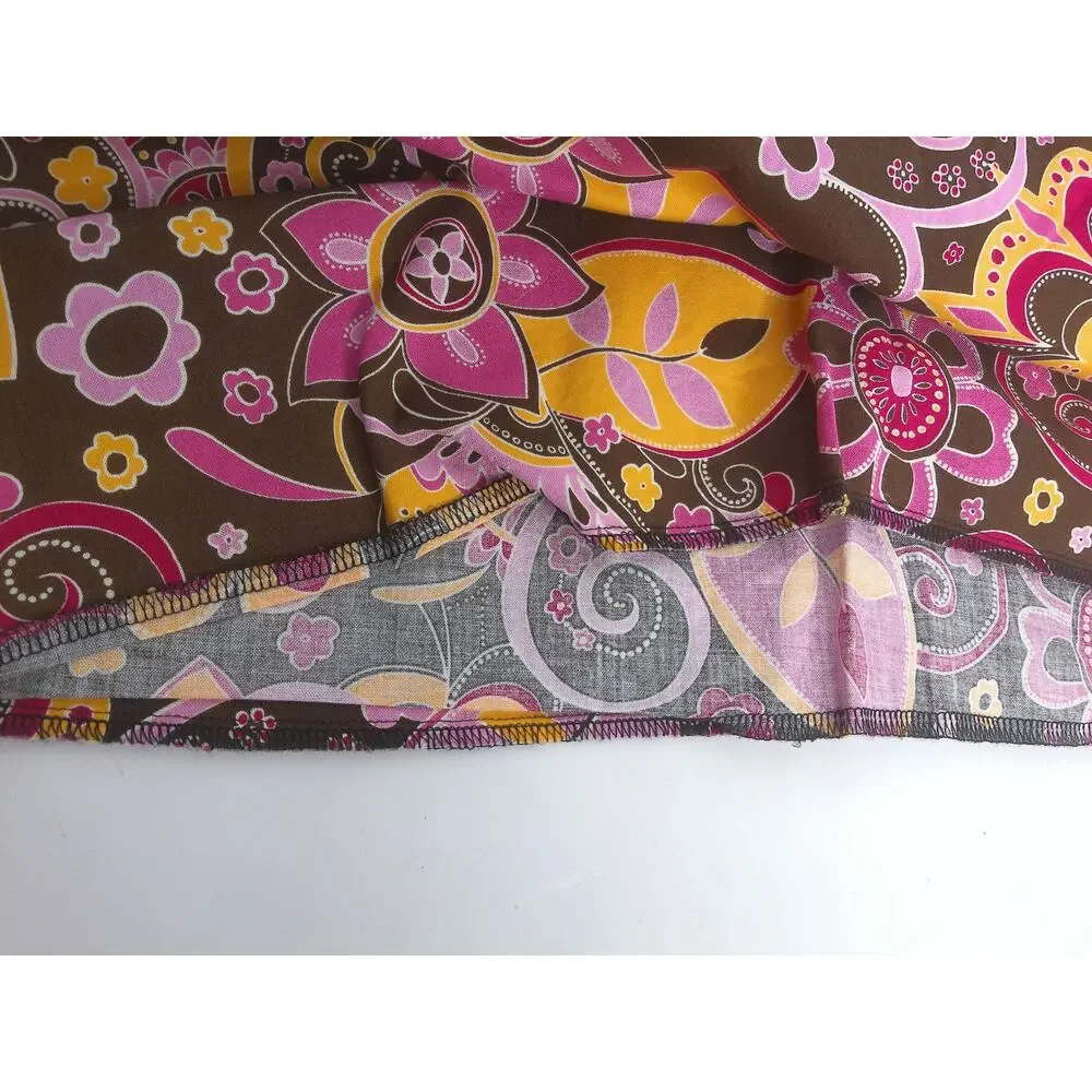 Brothers And Sisters Design Studio Paisley Psychedelic Fabric 3 Yards